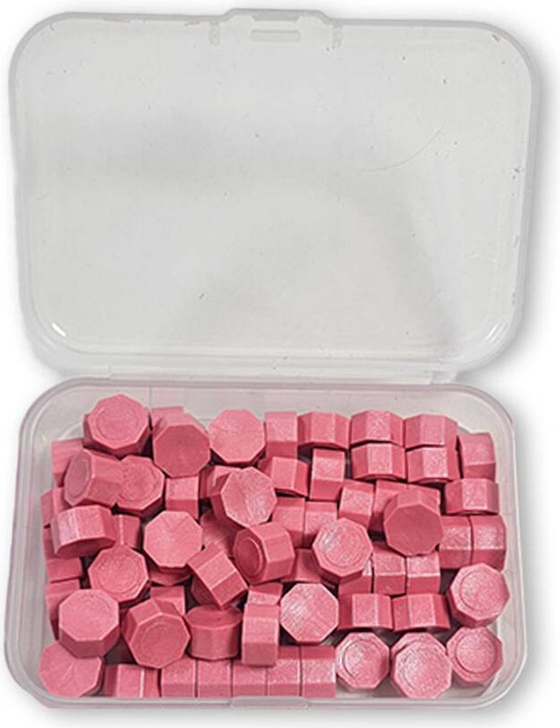 STAMPERIA - Wachsperlen - Wax beads - Wachs-Set - zartes Rosa 20 g