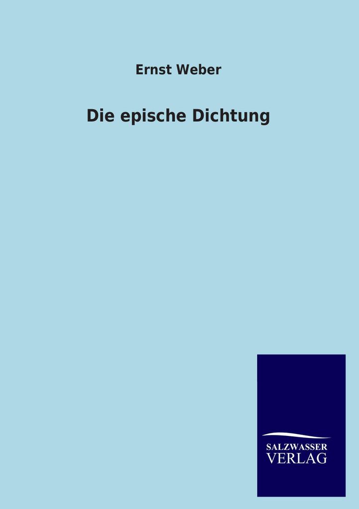 Die epische Dichtung
