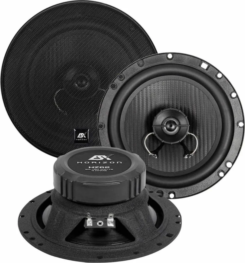 Haut-parleurs 16,5 cm ESX Horizon HZ62 Kit Coaxial Audio Automobile