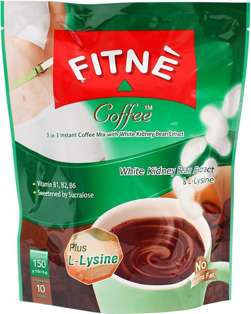 Fitne Coffee 3in1 Instant Coffee White Kidney Bean Extract 150g