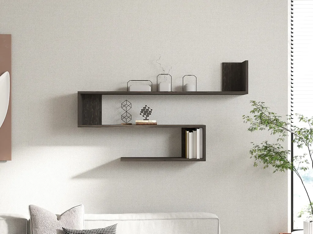 Skye Decor Penne Antracite: Mensola Parete 120x71x20 cm Design Moderno