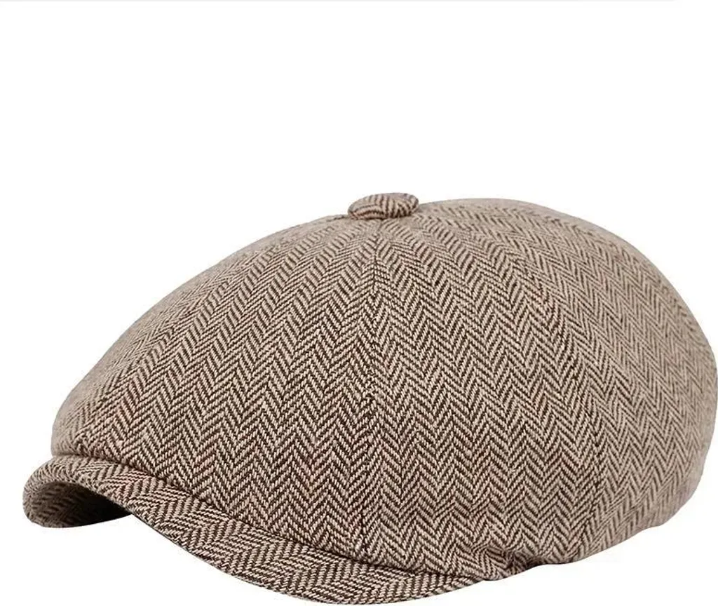 Cappellino Unisex in Cotone a Strisce Marroni | Design Vintage Unica