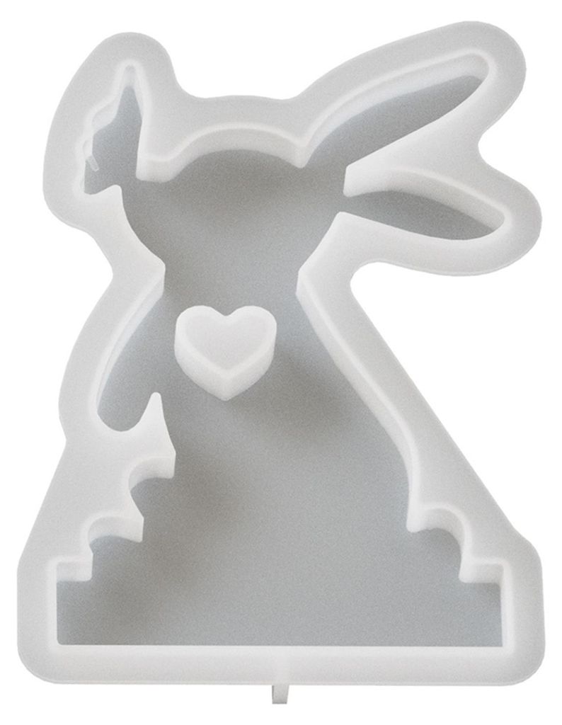 Silikonform für Osterhasen und Schmetterlinge, flexibel, für DIY-Kunstwerke aus Harz, Kerzen, Seife, wiederverwendbare Heimdekoration und Kuchenv...