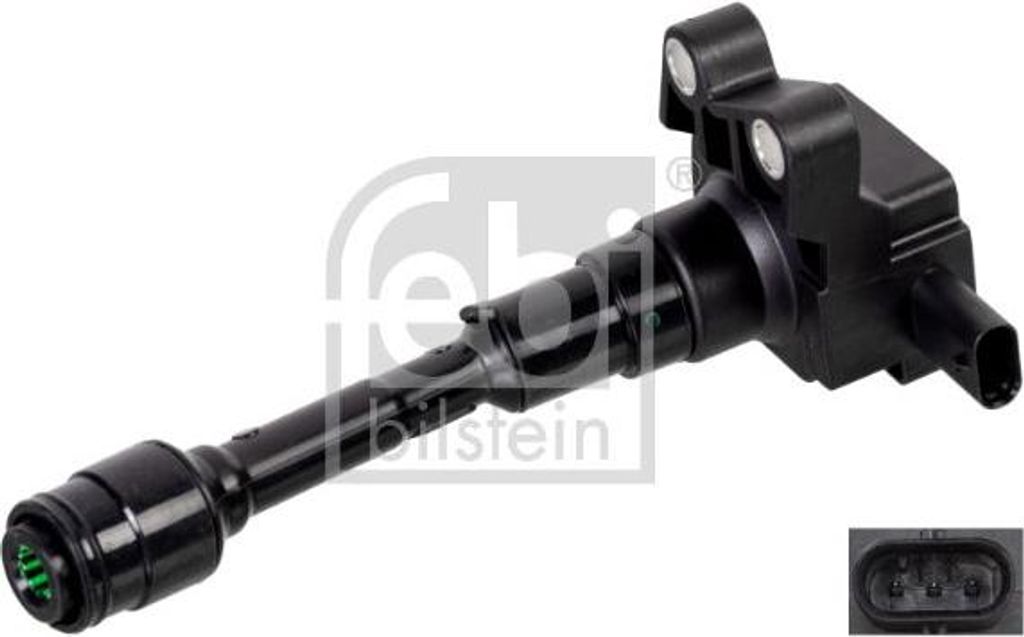 FEBI BILSTEIN 176125 Zündspule OE 1760593 kompatibel mit B-Max, C-Max, Ecosport, Fiesta, Focus, Mondeo, Tourneo, Transit, Massif, Boxer, Ibiza, Pa...