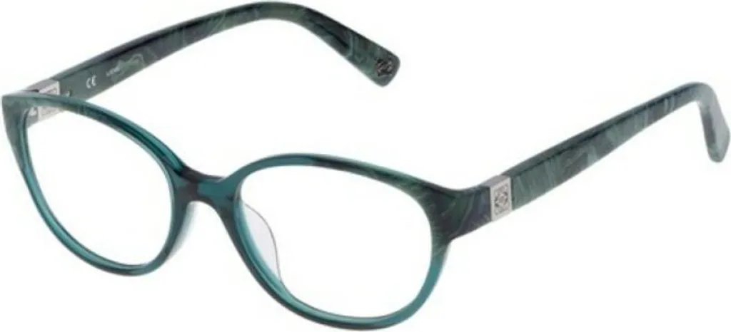 Montatura Loewe VLW920500860 Verde: Eleganza Artigianale 50mm Donna