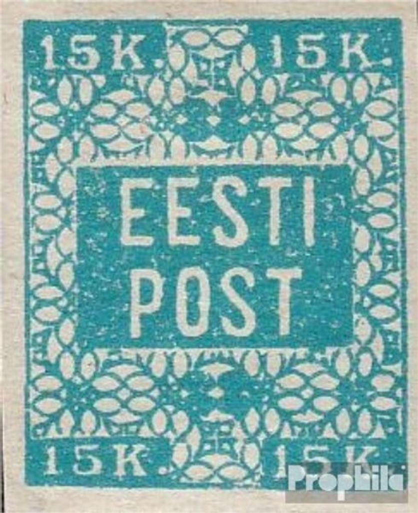 Briefmarken Estland 1918 Mi 2B gestempelt Freimarken