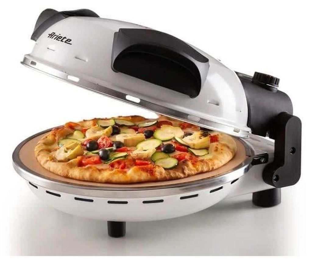 Ariete 0918/00, 1 Pizza/Pizzen, Weiß, 32 cm, 400 °C, 1200 Produktbild 
