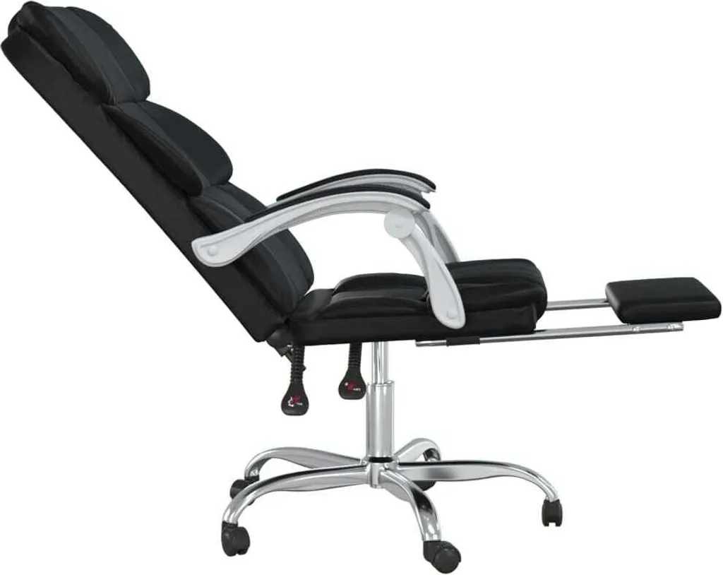 OFFERTA Sedia Ufficio vidaXL Reclinabile Nera | Prezzo Shock - 7