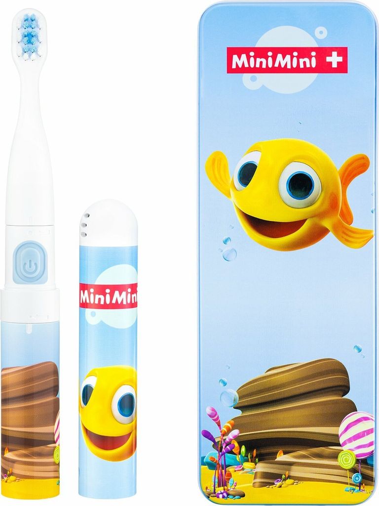 VITAMMY SMILE MiniMini+ Kinder-Schallzahnbürste, Fisch, ab 3 Jahren