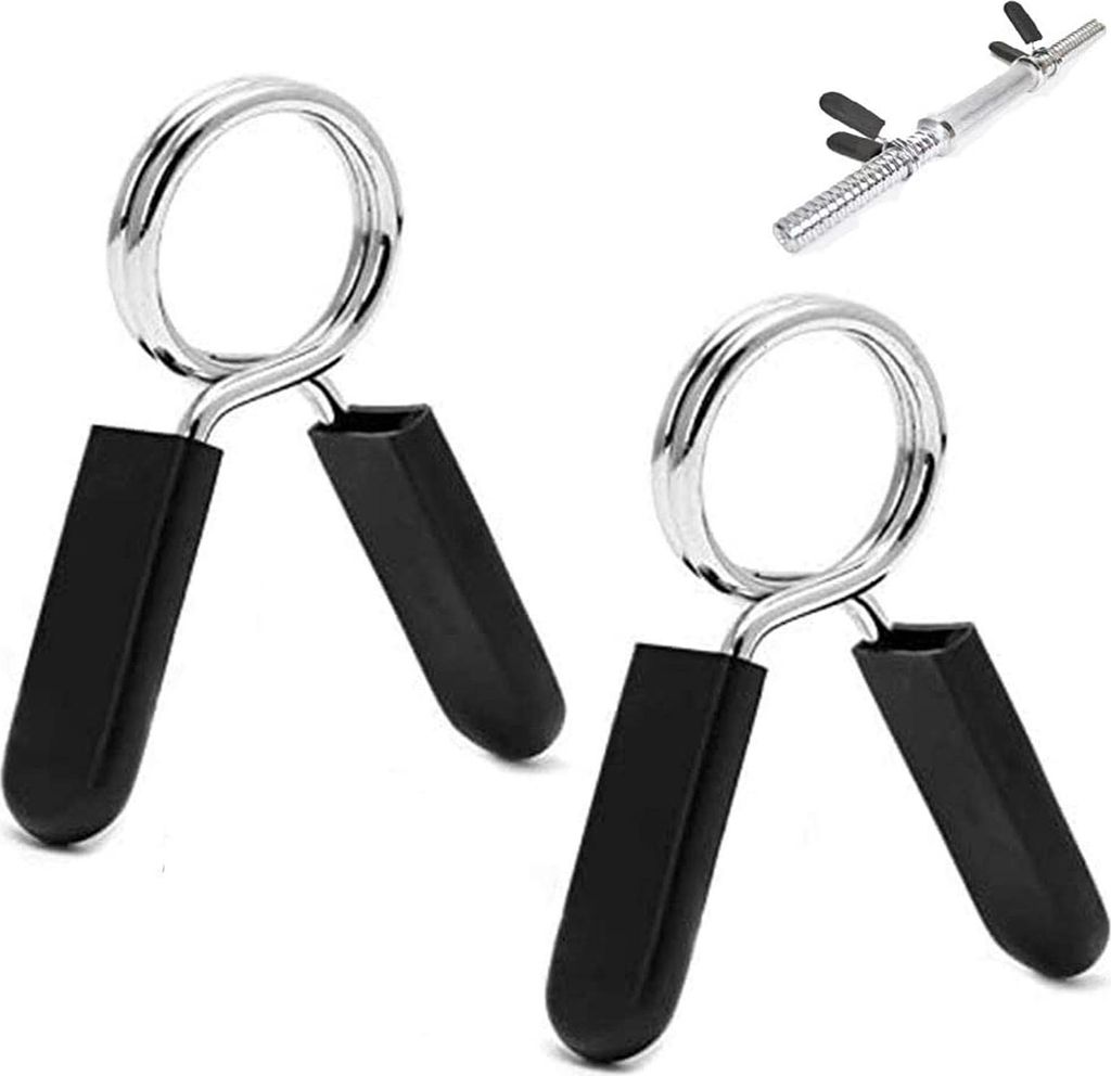 Hantel Sicherungsclips, 2 Stück 25mm Innendurchmesser, für Hantelstangen & Fitness