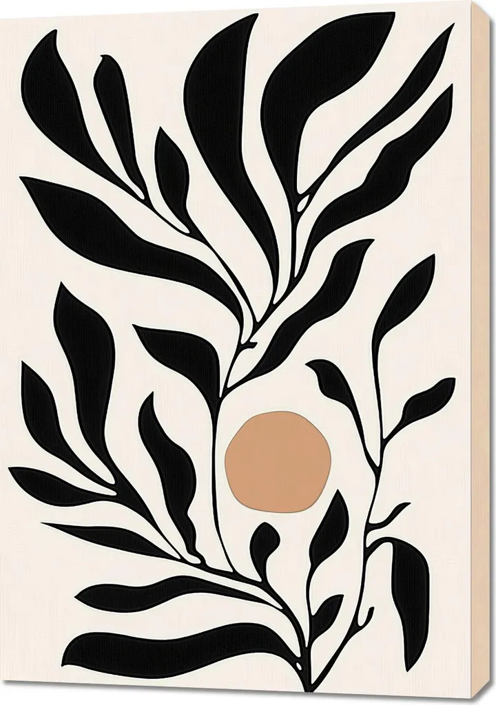 Quadro 70x100 Fioriera Minimalista | Prezzo e Qualità Boho Scandi