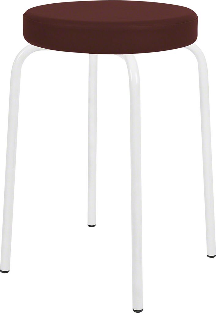 Gymnastikhocker mit Komfort-Polster, Hocker, Stapelhocker, Stapelbar ø 38 cm