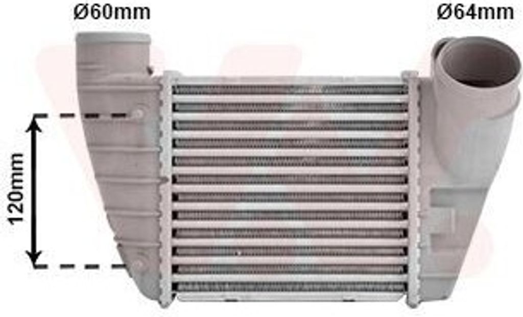 VAN WEZEL 03004283 - OE 8L9145806B Ladeluftkühler für TT (8N), A3 (8L)