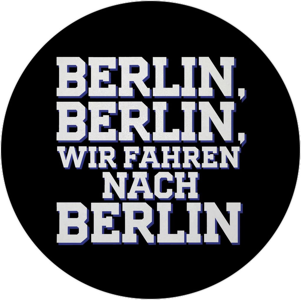 Bielefeld Pokalfinale 2025 Magnet - BERLIN, BERLIN, wir fahren nach BERLIN