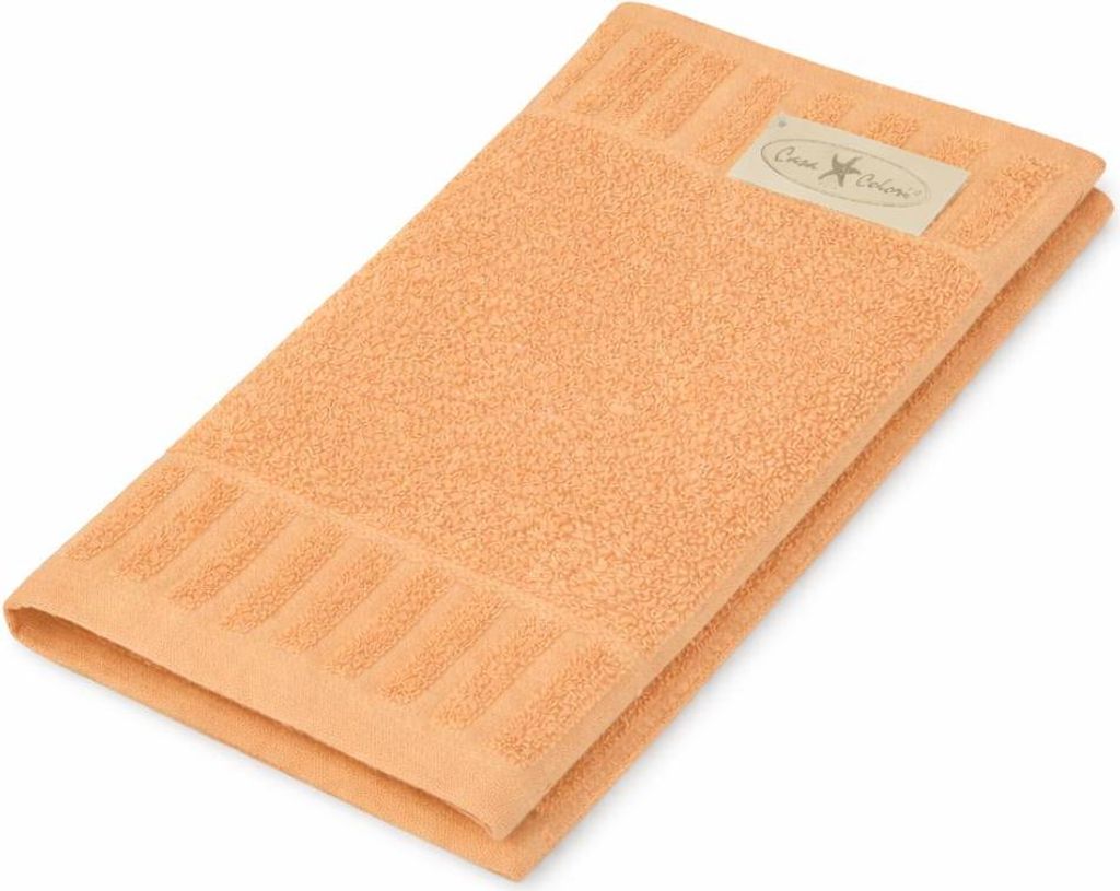 Casa Colori Frottier Seiftuch 30x30cm 30 x 30 cm apricot Produktbild 