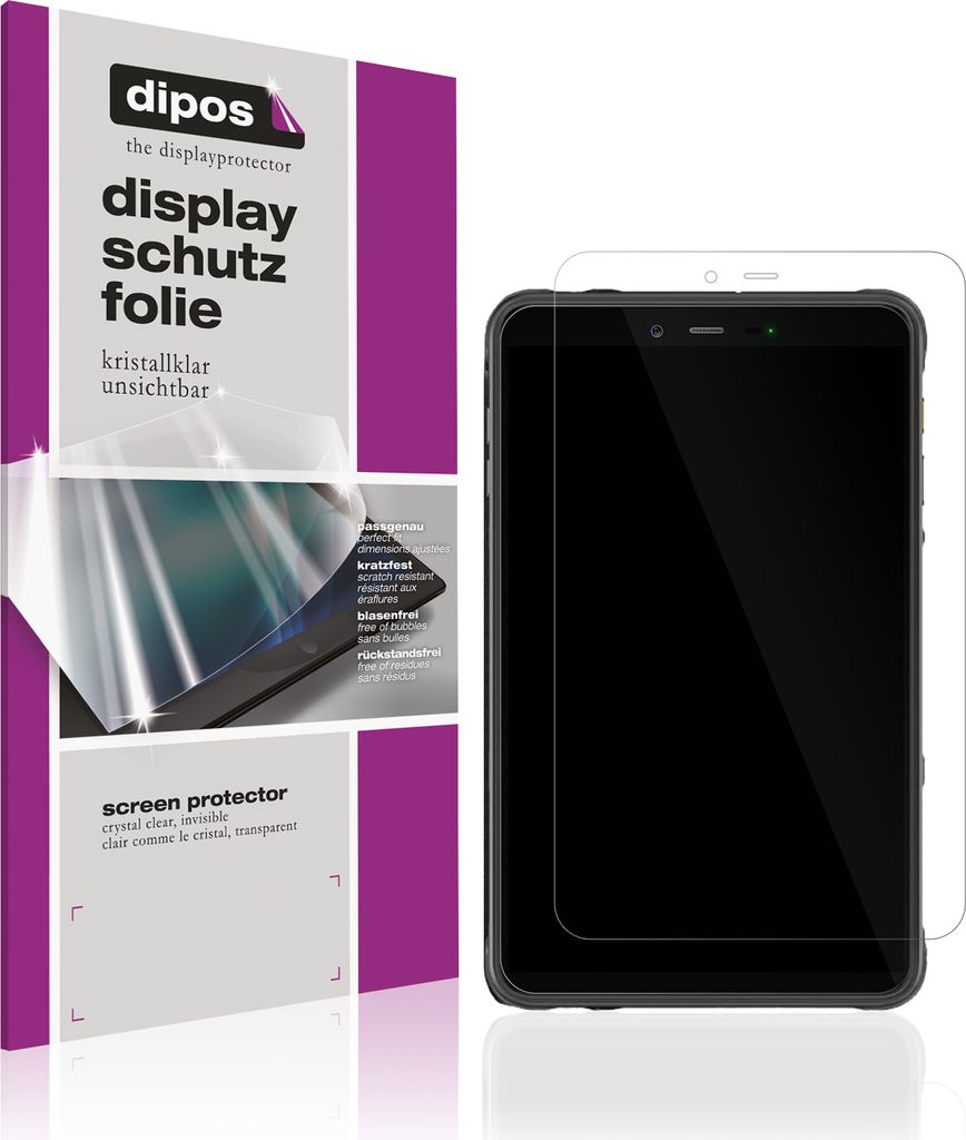 2x Schutzfolie für Ulefone Armor Pad Outdoor klar Displayschutzfolie Folie Display Schutz dipos