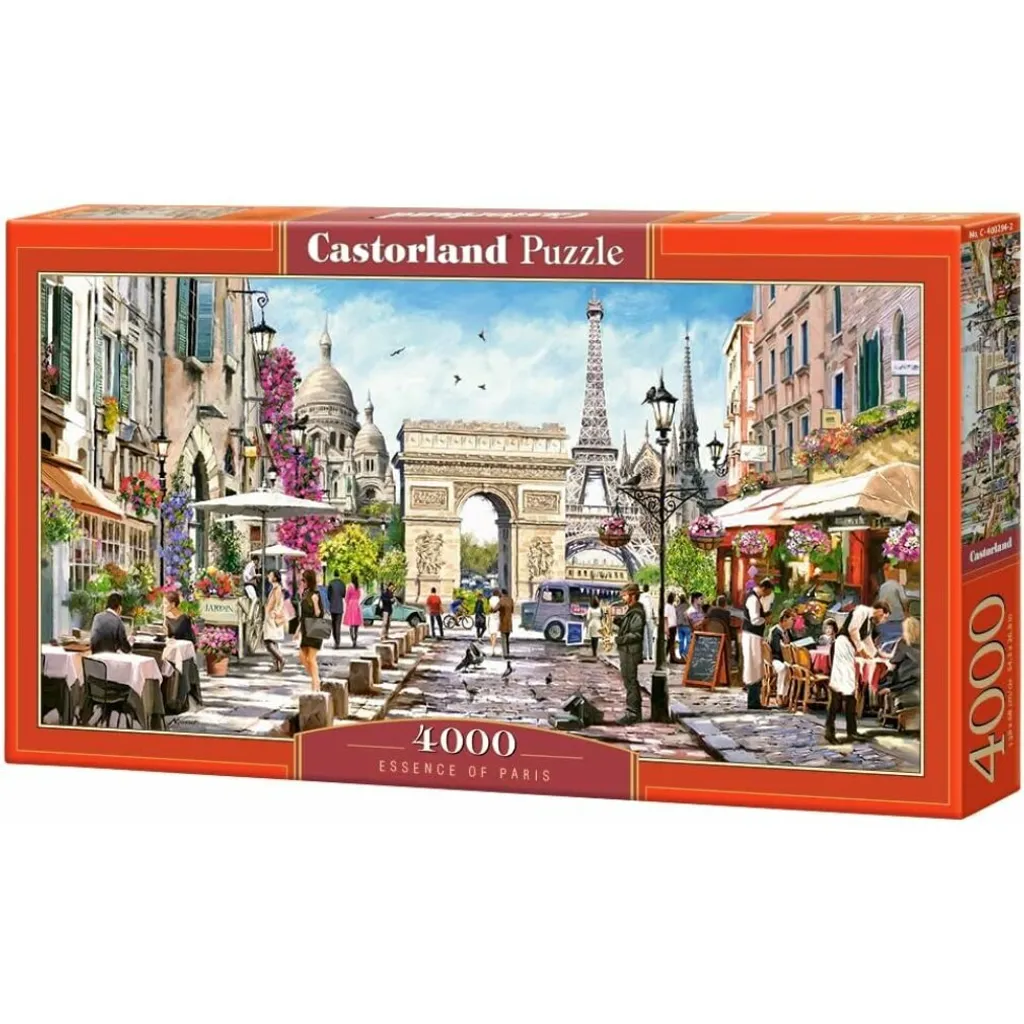 Puzzle Rue de Paris 4000 Pièces Castorland - Fini les Pièces Manquantes