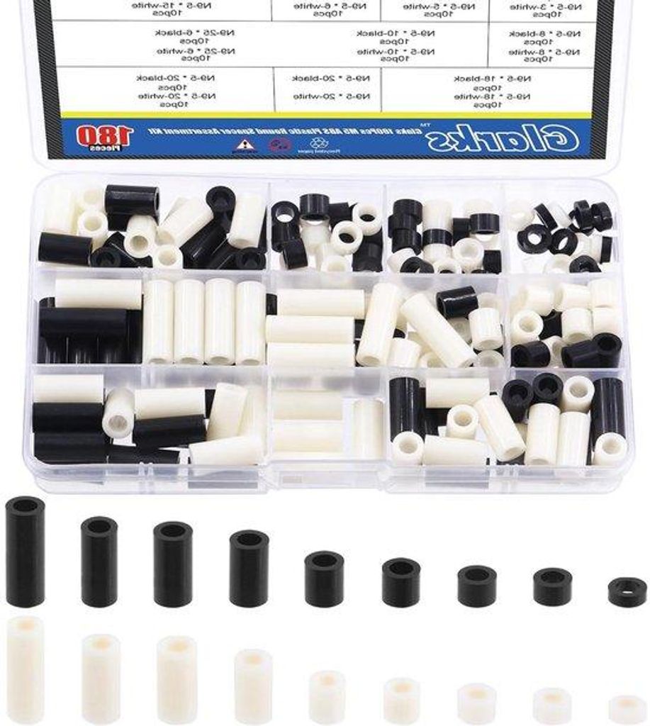 Nylon-Rund-Armaturenbefestigung-Set für M5-Schrauben