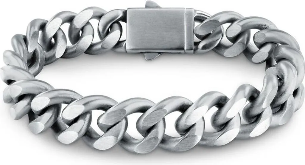 Bracelet Homme Sector SAXS04 Argenté en Acier Inoxydable et Design Sport