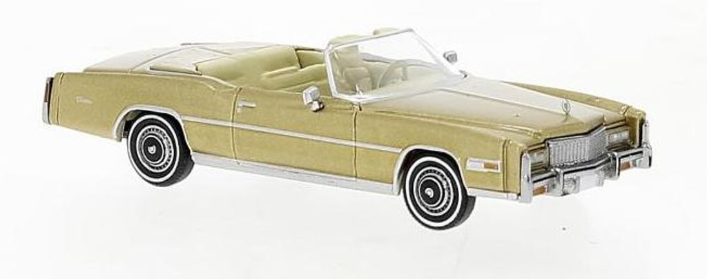 Brekina PKW Cadillac Eldorado Convertible gold 19752