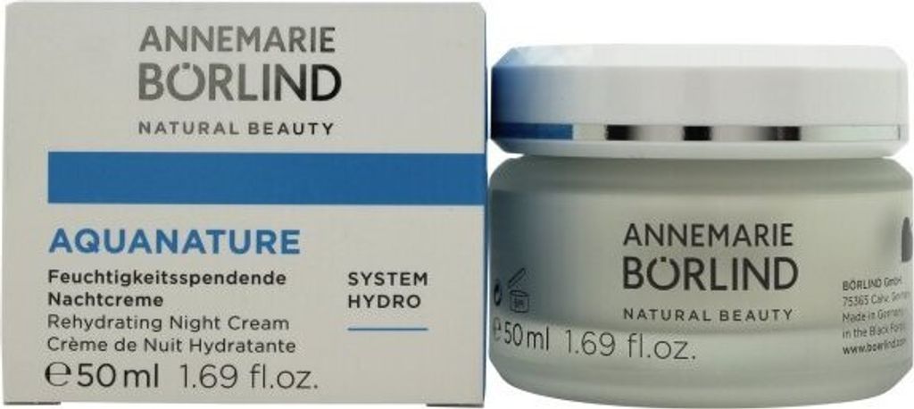 Annemarie Börlind Aquanature Rehydrating Night Cream, Produktbild 