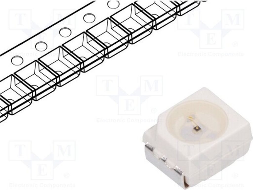 2x LED beteinfarben 71,5÷100mcd 3528,PLCC2 SMD 3,5x2,8x1,9mm H-A100-Q00J1 LED-Dio