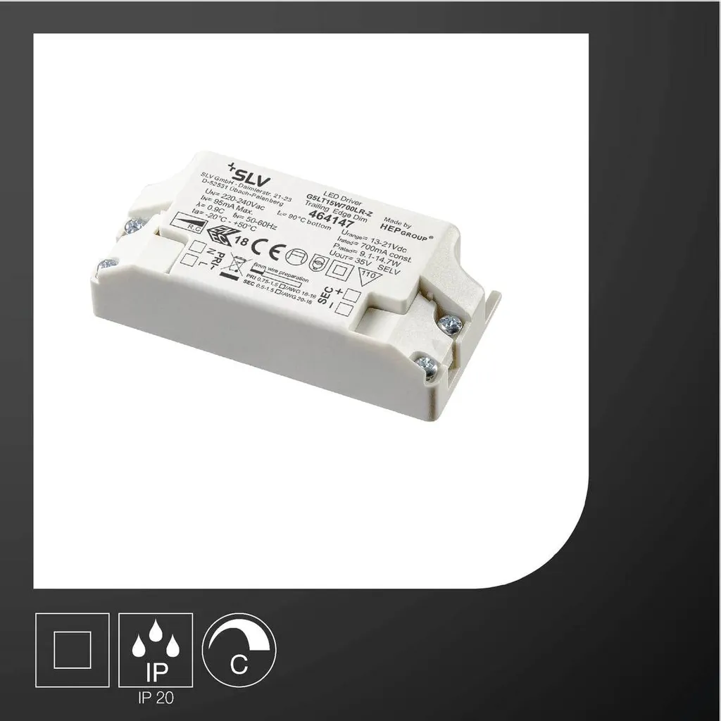 Driver LED 14,7W 700mA Dimmable à courant constant pour éclairage - 2