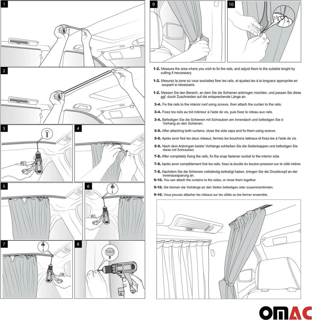 Tendine Parasole Ford Courier Rosso | Protezione Bambini L1 L2 - 9