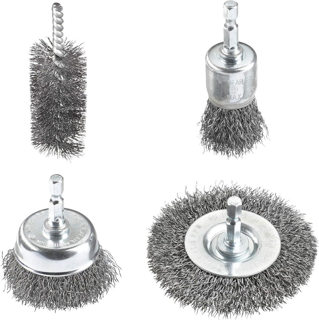 kwb Drahtbürsten-Set für Bohrmaschinen 597530 4 St Produktbild 
