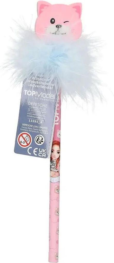 Depesche Vertrieb GmbH & Co. K TOPModel Bleistift mit Radier-Topper CAT LOVE Sonstige