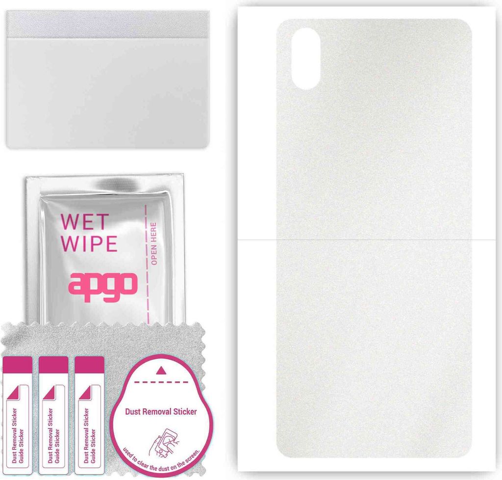 apgo Rückseite Schutzfolie, Skin, kompatibel mit TP-Link Neffos A5, Hinten Displayschutzfolie aus Vinylfolie, kratzfest, einfache Montage - Matt T...