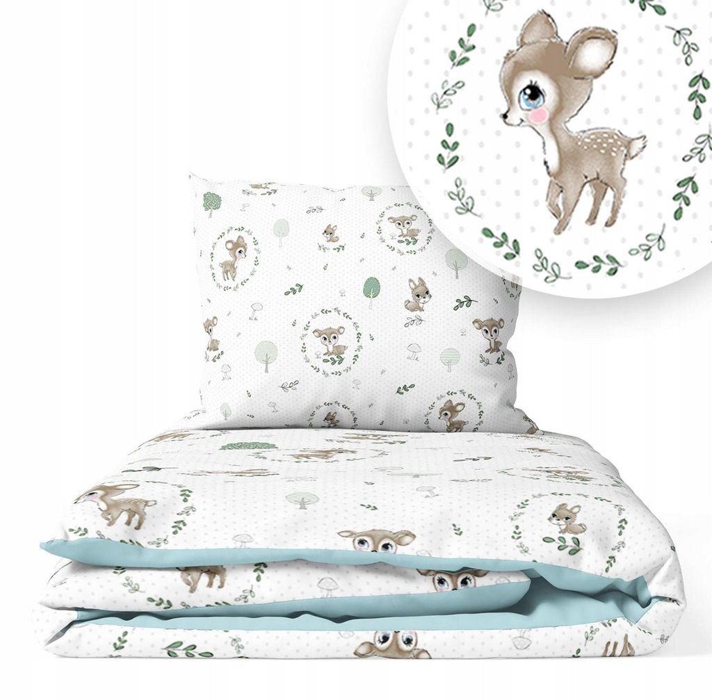 Set Biancheria da Letto per Lettino 90 × 120 cm + Federa 40 Immagine del prodotto 