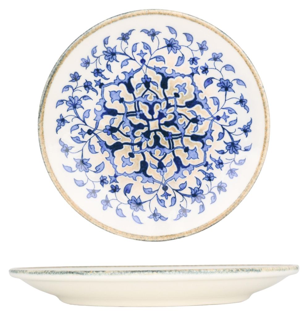Assiette à dessert en porcelaine de Kütahya - Tile Legacy - Image du produit 