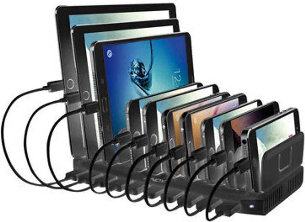 Station de charge USB Lindy pour éliminer les multiprises au bureau - 4