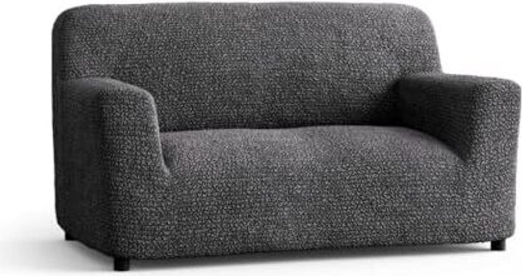 Bestcovers Elastische 2-Sitzer-Sofahusse (120-170cm) – Italienische Mikrofaser, Krallenresistent, Ideal für Haustierbesitzer GRAU