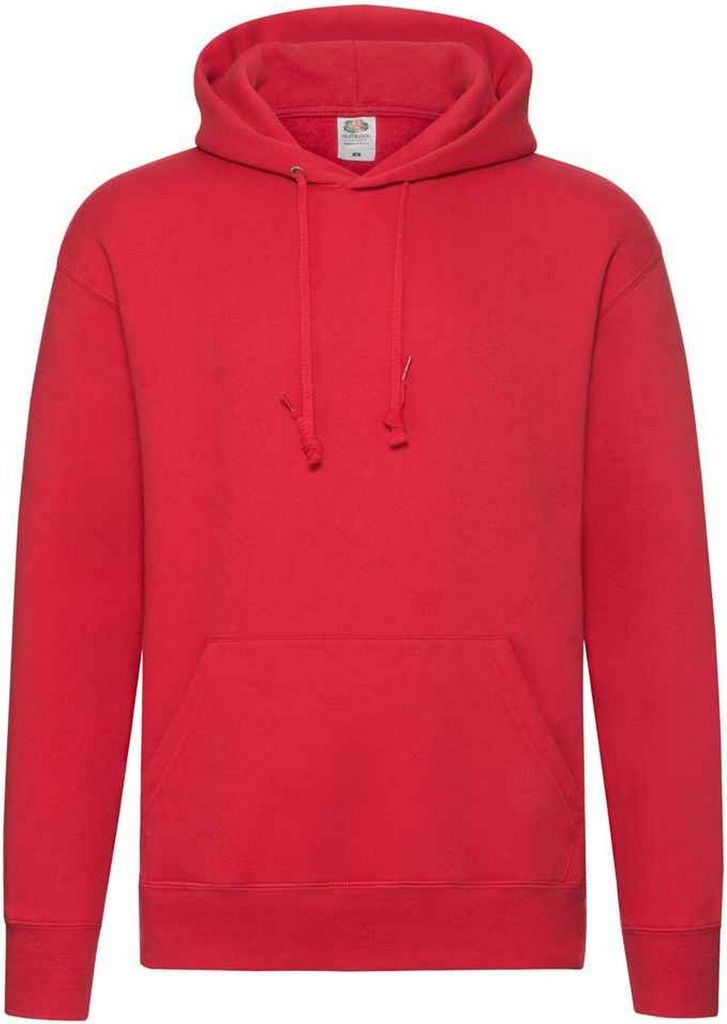 Fruit of the Loom - "Premium" Kapuzenpullover für Herren PC5660 (M) (Rot)