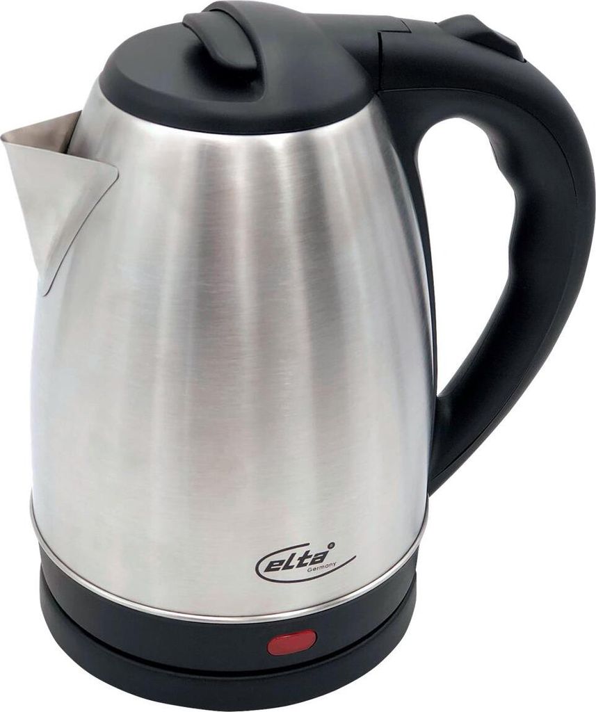 ELTA Wasserkocher WK-1800.1, 1,8 L, 1800 W, edelstahl Produktbild 