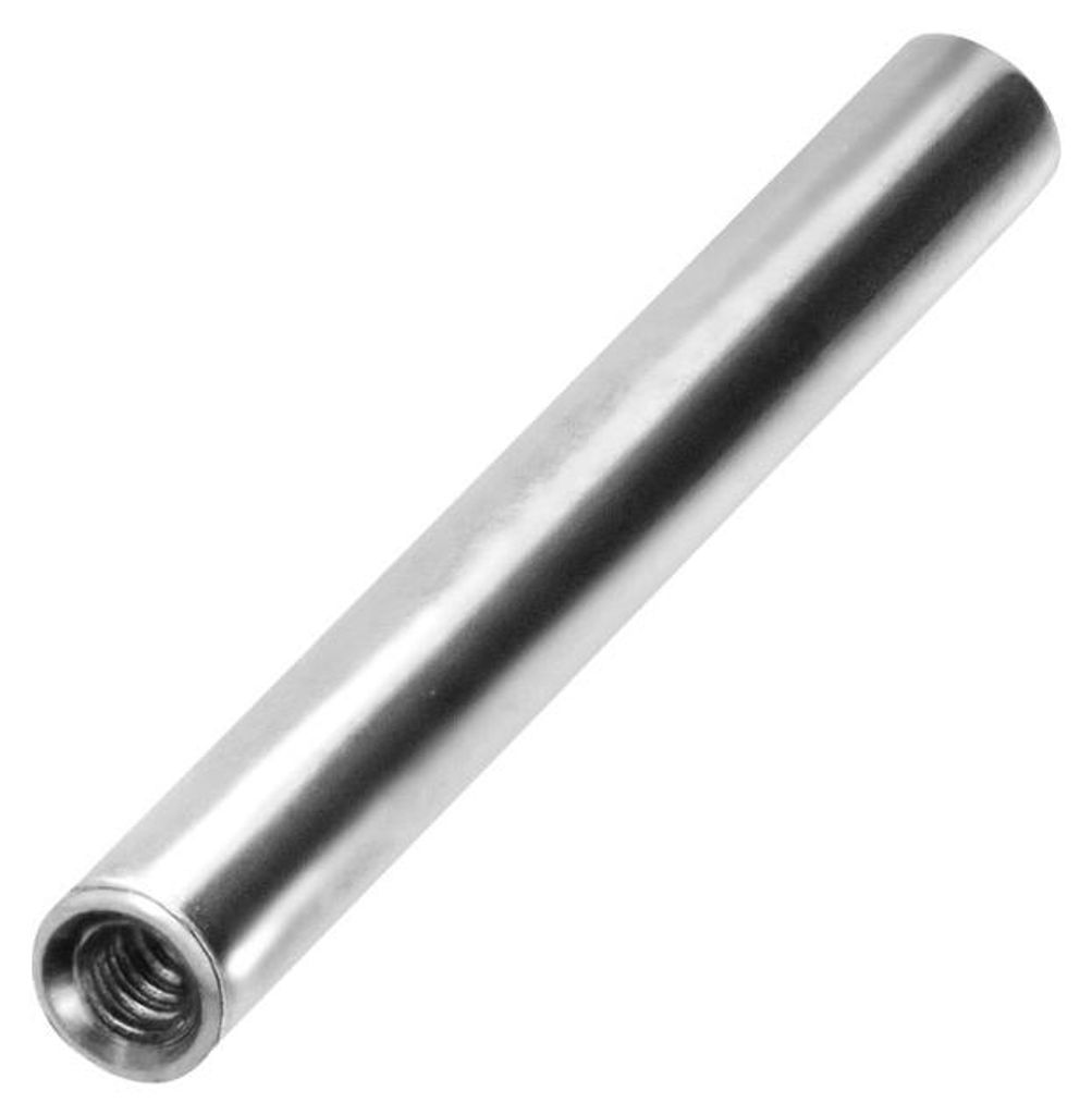Zungenpiercing, Intim-Piercing Titan Barbell mit Innengewinde ohne Kugeln Silber Stablänge: 8mm | Stabstärke: 1,2mm