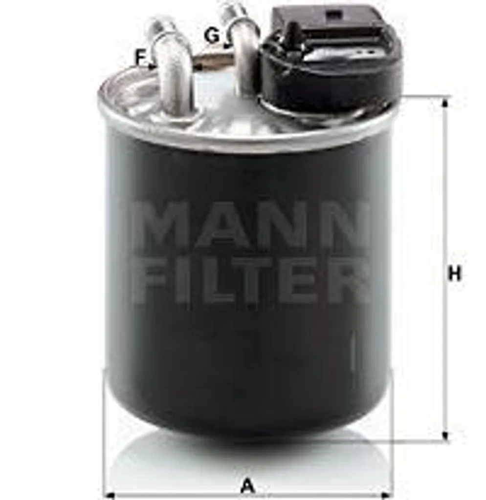 Filtre à carburant MANN WK 820/20 : Fini les injecteurs encrassés