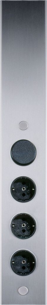 A vertical arrangement of circular objects on a light gray background.
