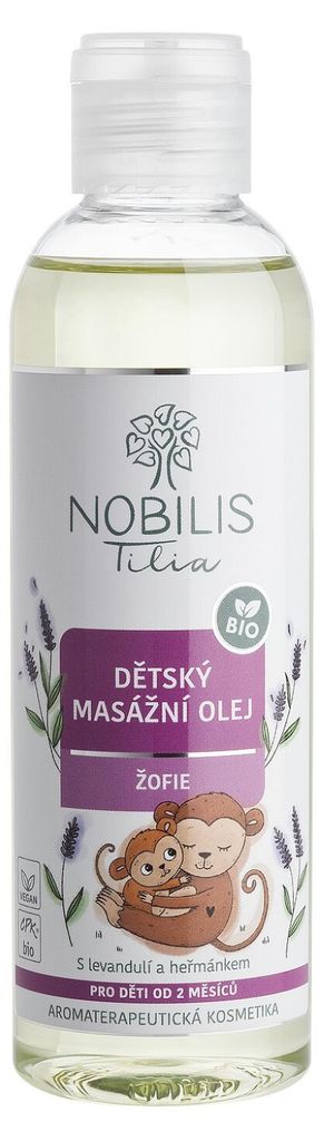 Dětský masážní olej Žofie 200 ml Nobilis Tilia Obrázek produktu 