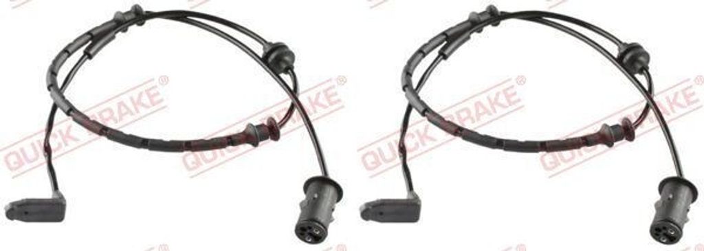 2x QUICK BRAKE WS 0194 A Warnkontakt Bremsbelagverschleiß 725mm Vorne für OPEL Astra G CC (T98) Zafira A (T98) Astra G Caravan (T98) ASTRA G Cabr...