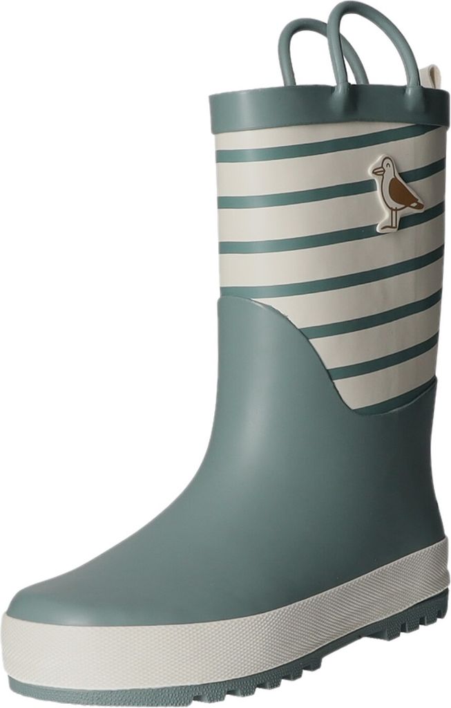 Sneakers Kinder-Gummistiefel Möwe Mint-Grün-Weiß, Farbe:grün, EU Größe:24
