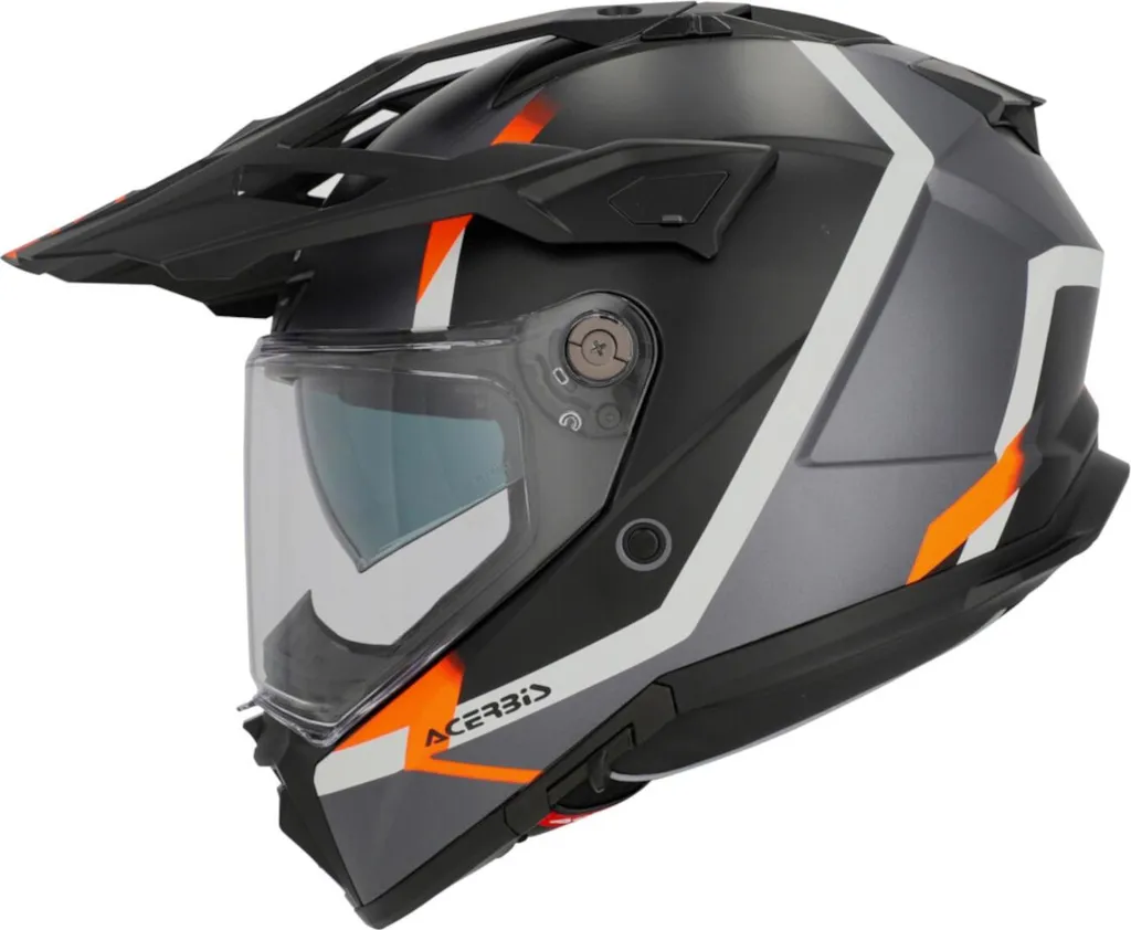 Casque ACERBIS Attack avec Ventilation Optimisée Noir et Orange - L - 3