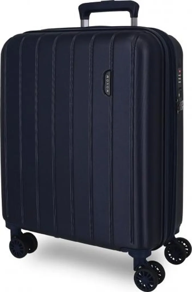 Valise cabine robuste MOVOM Wood bleu marine : fini le stress du vol