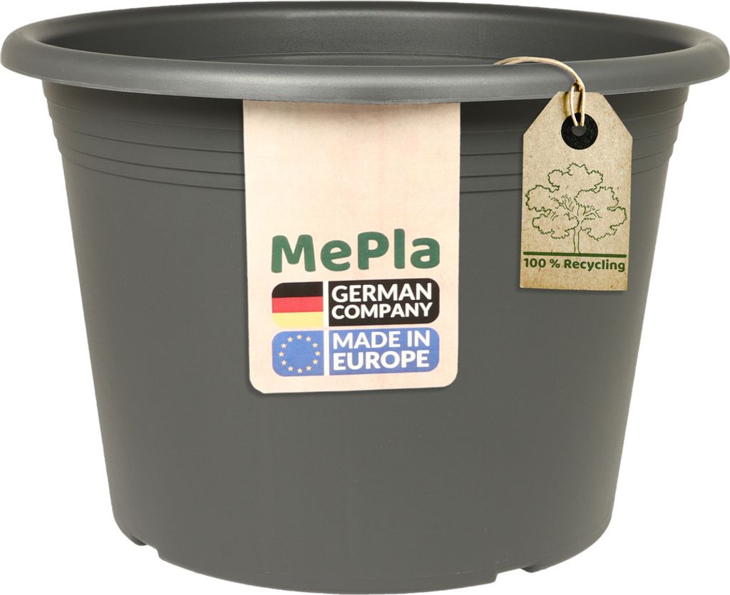 MePla - Pflanzkübel Cylindro ø 60 anthrazit Produktbild 