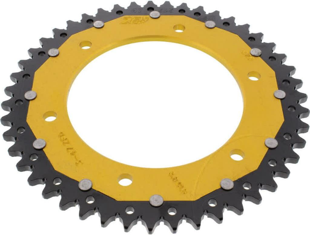 ZF Krone 47 Zähne Teilung 525 Schwarz Gold Dual für BMW F