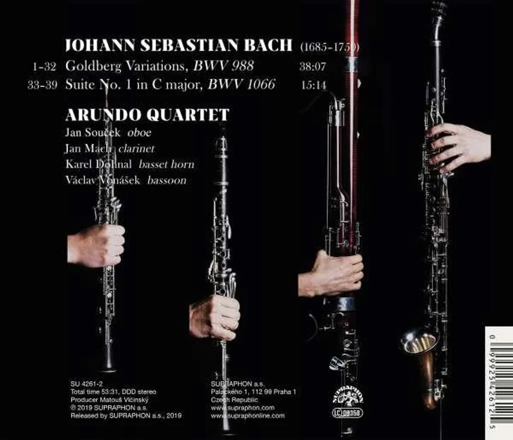 Redécouvrez Bach Variations Goldberg : Version Quatuor Arundo CD Audio - 2
