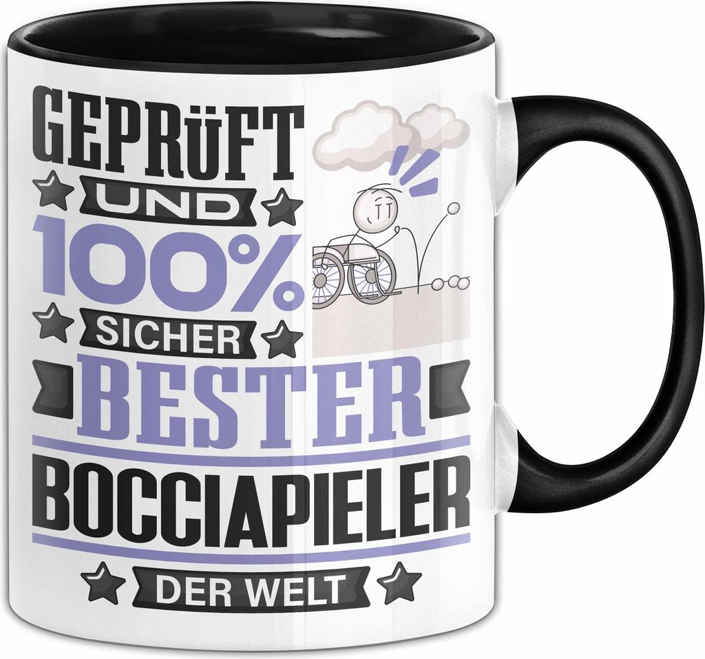Bocciapieler Geschenk Lustiger Spruch für Bocciapieler Geschenkidee Bester Bocciapieler Der Welt (Schwarz)