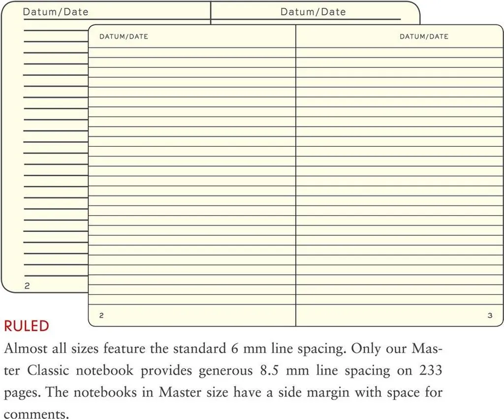 Carnet de Notes A6 LEUCHTTURM1917 Papier 80g Ligné Petit Format - 2